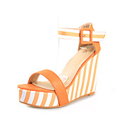 Simili-cuir Compensées Sandales avec le Parti de soirée / chaussures mixtes fendus (plus de couleurs)