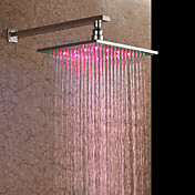 Tête de Douche 10 pouces en Laiton avec des Lumières LED Changeantes