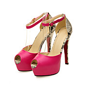 PU de qualité talon aiguille Sandales peep toes Party / Evening Shoes élevé (plus de couleurs)