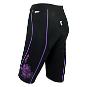 Santic 82% Nylon +18% Spandex coupe-vent + maintien au chaud Femmes Cuissards avec Pad 6D