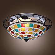 40W E27 Lumière verre encastré avec 2 lumières