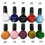 10 couleurs pures couleurs Gel UV nail art 10ml