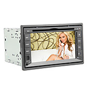 6.2 Inch 2DIN Car DVD Player with Bluetooth, RDS, DVB-T(MPEG2), GPS