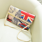 Vintage the UK Flag Pattern Enveloped Crossbody Bag