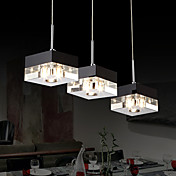 minimaliste pendentif de style italien 3 de la lumière à l'ombre transparente