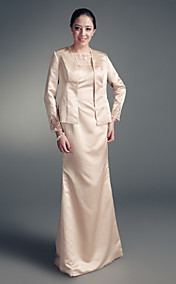 LOKI - Robe de Mère de Mariée Satin Tulle - Châle Inclus