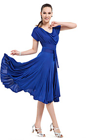 vêtements de danse de salon danse Robe viscose moderne pour dames couleurs plus