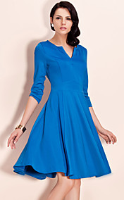 ts manches mi balançoire robe en jersey (plus de couleurs)