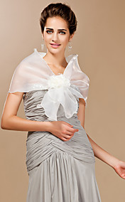 tulle partie de soirée / châles avec des fleurs