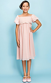 AVENA - Robe de Jeune Fille d'Honneur Mousseline