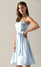 AMARILLO - Robe pour Mariage et de Demoiselle d'Honneur Satin