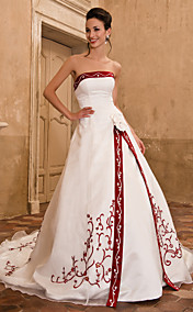 FENNGUNDE - Robe de Mariée Organza Satin