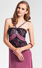 gaine / colonne bretelles parole longueur robe de soirée de tricots