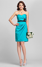 Gaine / colonne bretelles Mini / Short Robe Demoiselle d'Honneur