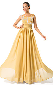  gaine / colonne scoop-parole longueur mère en mousseline de soie de la robe de mariée