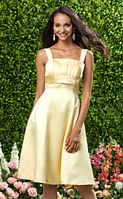 KUSMARA - Robe pour Mariage et de Demoiselle d'Honneur Satin