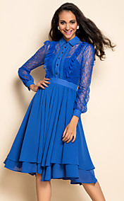 ts millésime dentelle robe de mousseline midi