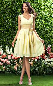 ARDARE - Robe de Cocktail Mousseline Satin Stretch