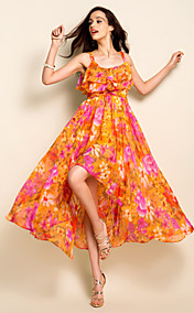 ts en mousseline à volants midi sangle robe midi