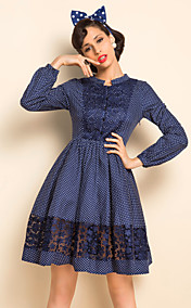 TS VINTAGE Polka Robe en dentelle Dots