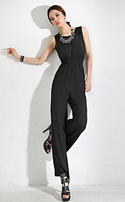 Women's Sheer Cut Out Wide Leg Jumpsuit