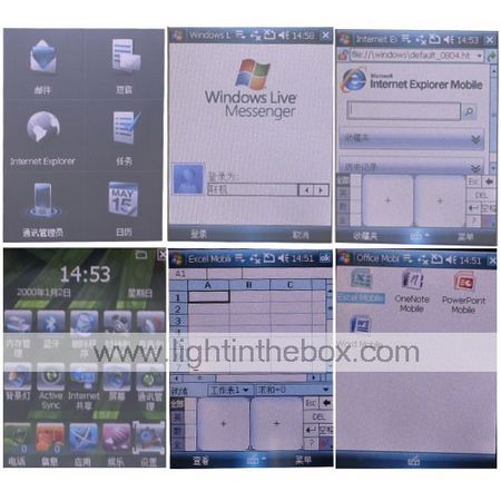 wifi funzione pocket pc windows tri band telefono mobile nero (sz0051898)