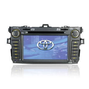 7-inch Touch Screen 2 Din In-Dash Car DVD Player For 2008-2009 Toyota Corolla with GPS Function