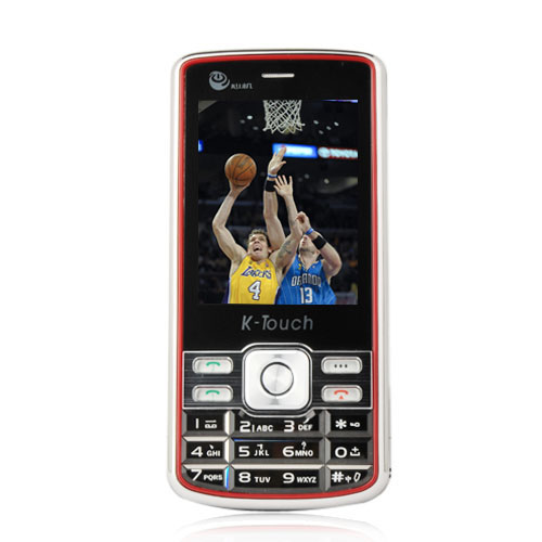 K-touch v666 dual cartão de toque de telefone celular de tela preta (szhx0051)