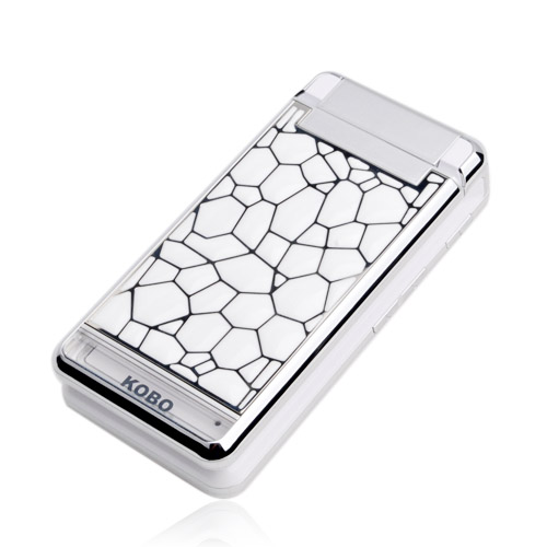 zt668 dual cartão do telefone touchscreen fm tampa branca (szr255)