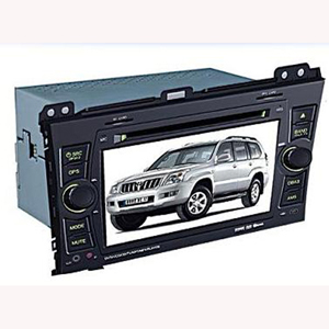 7 pulgadas de pantalla táctil Toyota Prado Car DVD Player volante de control (szc618)