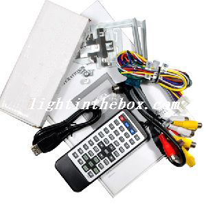 7 pulgadas de pantalla táctil Toyota Prado Car DVD player control de la dirección de la rueda (szc618)