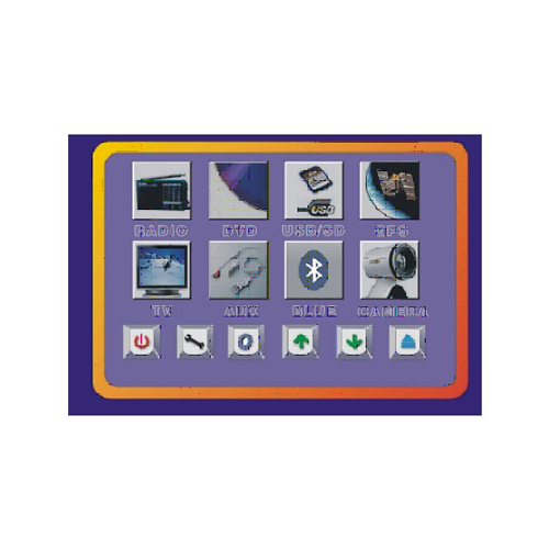 Pantalla táctil de 7 pulgadas 2 din in-dash car DVD TV y la función GPS Bluetooth sistema szc603