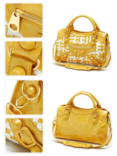 New Designer Fashion Motorcycle Leatherette Tote Bag Handbag.(10321125)
