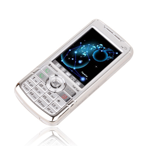 A2638 Dual Card Tri-band Touch Screen Cell Phone Silver (SZR543)