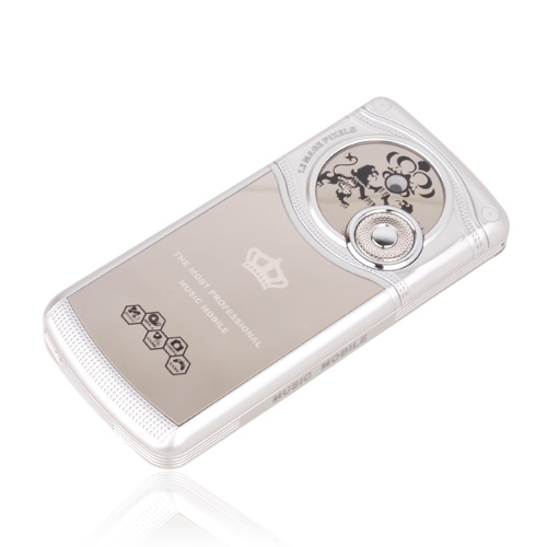 A2638 Dual Card Tri-band Touch Screen Cell Phone Silver (SZR543)