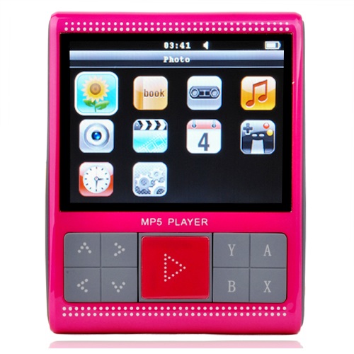 1gb de 3,6 polegadas mp3 / mp5 jogadores com vermelho câmera digital (szm159)