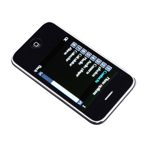 3GA+ Quad Band Touch Screen Cell Phone White&Black