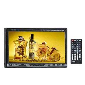 Da 7 pollici touch screen 2 DIN auto in-dash lettore DVD incorporato nel sistema di GPS (szc314)
