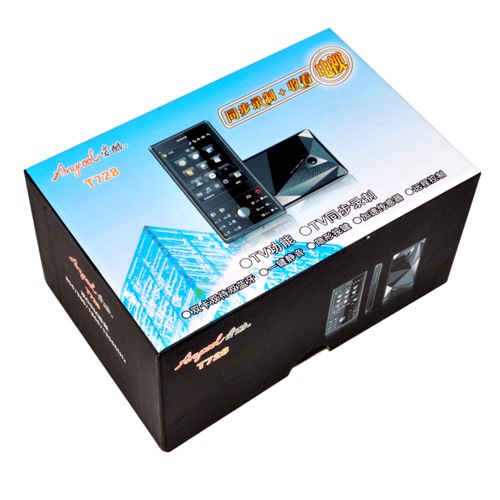 anycool t728 double carte quad band écran tactile tv fonction mobile noir (szr528)