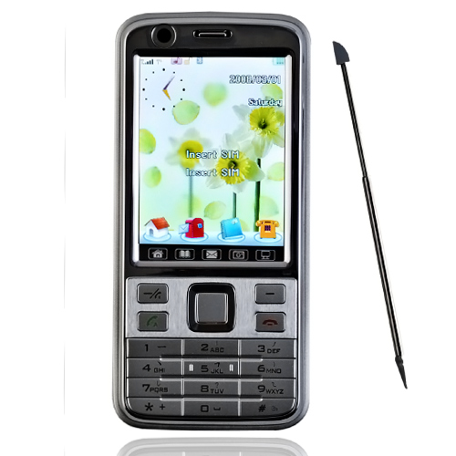 V66 Tri Band Dual SIM Card  With Bluetooth Function Cell Phones