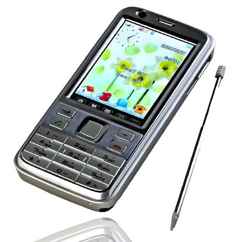 V66 Tri Band Dual SIM Card  With Bluetooth Function Cell Phones
