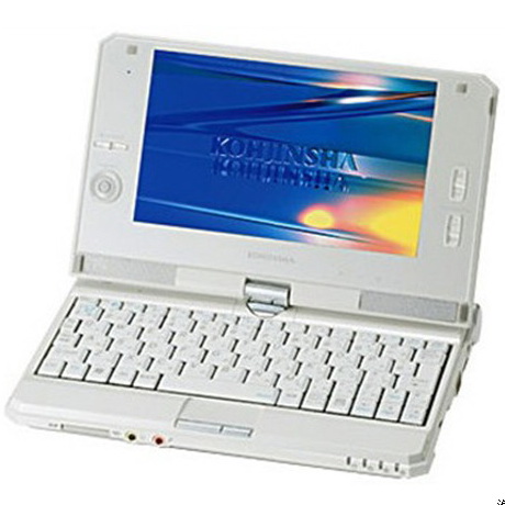 kohjinsha 7 "UMPC AMD GEODE LX 800 - 1GB RAM - 40g (blanco) - wifi gratis + cámara digital