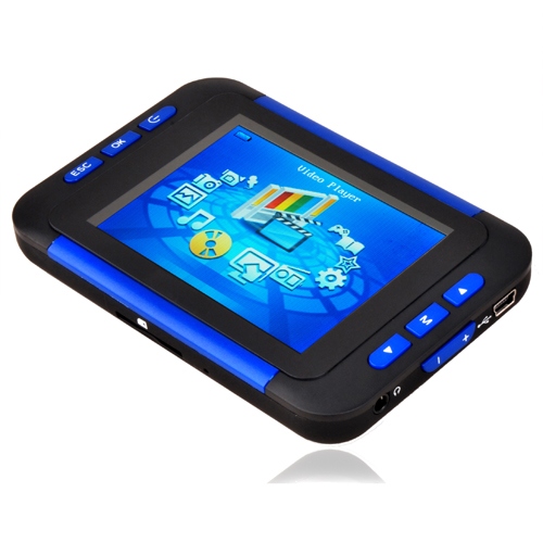 4gb Lettori MP3 / MP4 dv gioco da 3,5 pollici dc blu e nero (szm198)