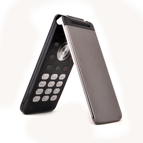 kingk s500 Dual-Karte ultradünnen Flip-Handy grau & schwarz (szr651)
