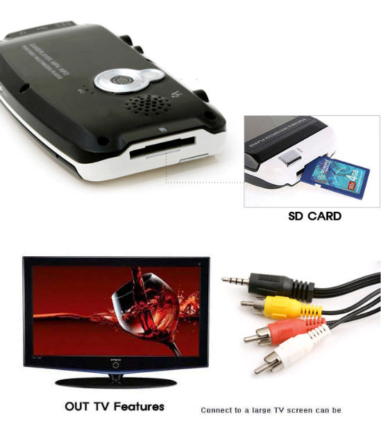2.8 Inch Slip Design Game MP4 Player (4GB)
