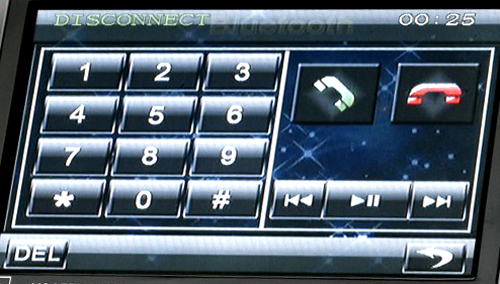 4,3-pouces écran tactile 1 din dans le tableau de bord de voiture et bluetooth tv dvd - panneau amov