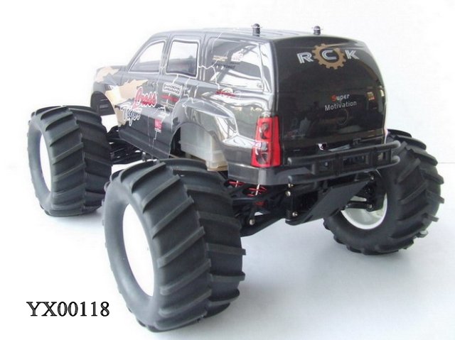 1:8 RC Nitro Gas truck 15CC Engine 4WD Remote Radio Control Truck. 60 km / hour