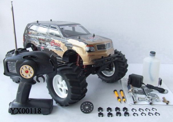 1:8 RC Nitro Gas truck 15CC Engine 4WD Remote Radio Control Truck. 60 km / hour 1:8 RC Nitro Gas truck 15CC Engine 4WD Remote Radio Control Truck. 60 km / hour