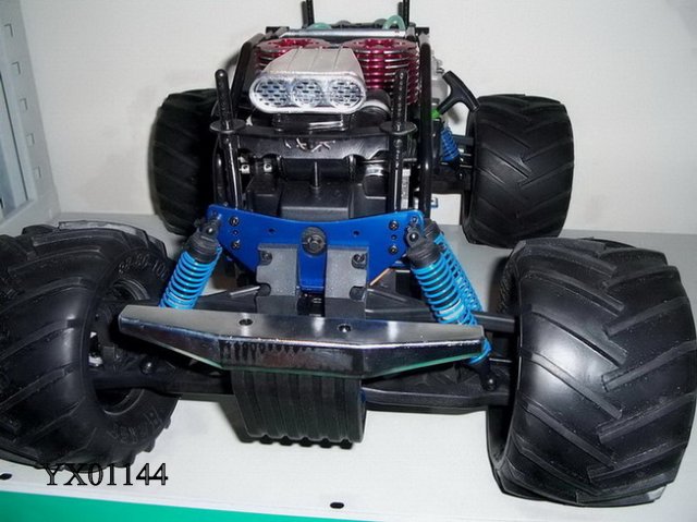 Versandkosten 1:8 RC Nitro Gas twin gp28 Motor 4WD 3-Gang-Getriebe Monster Monstertruck