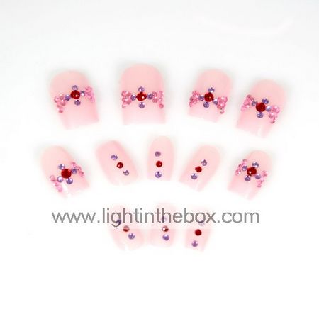 12 pc especial a concepção de arte acrílico falsa dicas unhas (tyzj0001) (começo de 20 unidades)